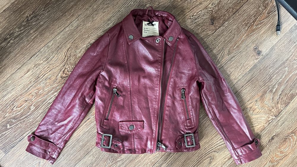 Куртка косуха на девочку 6-7 лет