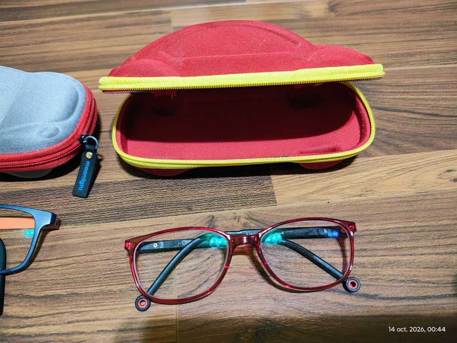 Ochelari rame rosii copii magnet