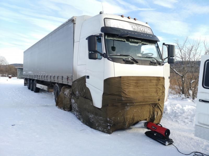 Отогрев авто грузовых