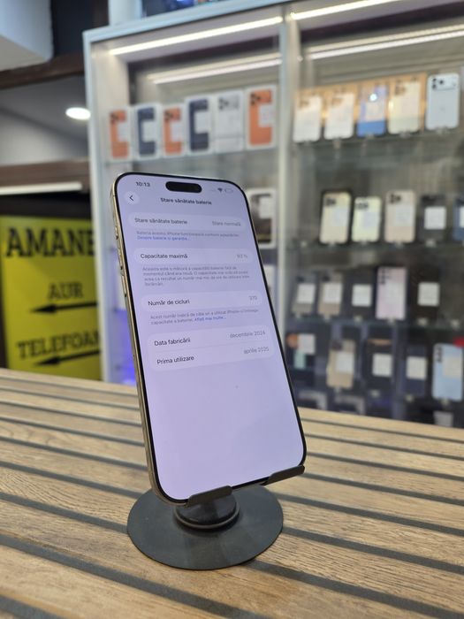 iPhone 16 Pro Max 256GB. IMPECABIL !! 93% Bateria