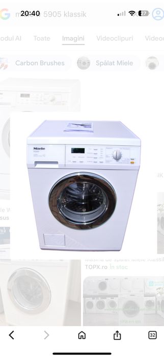 Masina de rufe Miele capacitate 7 kg