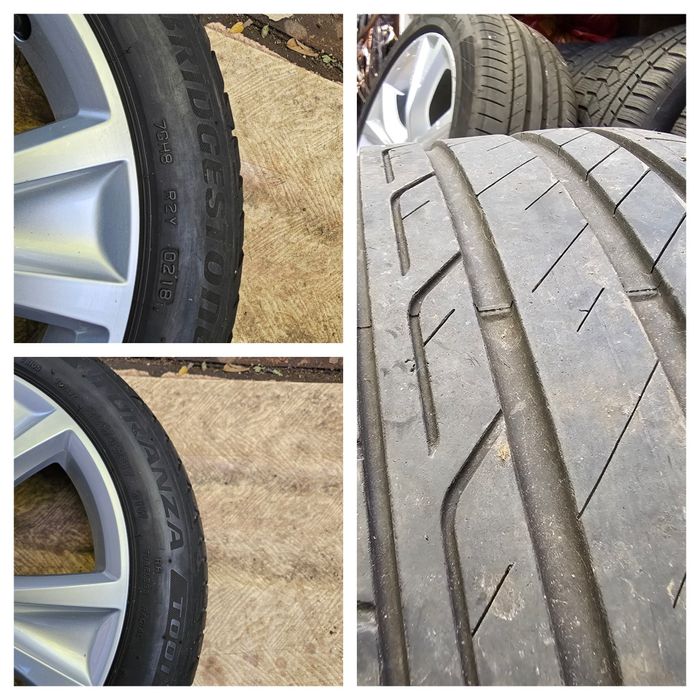Jante aliaj 17" Skoda/Audi/Volkswagen cu anvelope 225/45/17 vara