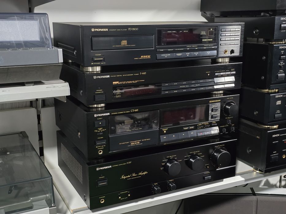 Linie audio PIONEER, amplificator, deck, tuner,cd player, hifi sistem
