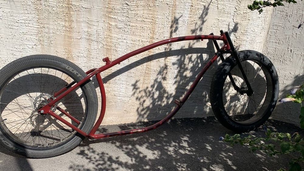 Велосипед, велочоппер, круизер, проект