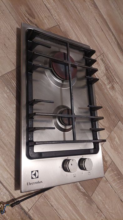 Plita cu gaz, incorporabila inox Electrolux, 2 arzatoare, utilizata