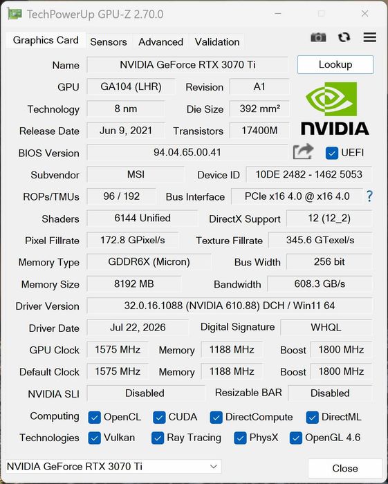 Гейминг PC: Ryzen 5 5600X / RTX 3070 Ti 8GB / 32GB RAM / Arctic Xtender VG