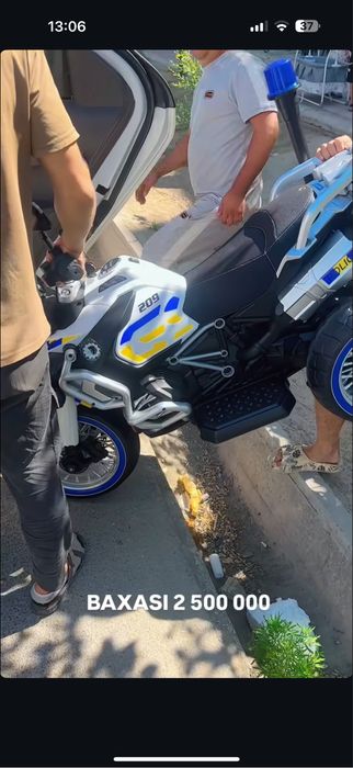 Нукусте таза детский мотоцикл срочно сатылады цена договорная