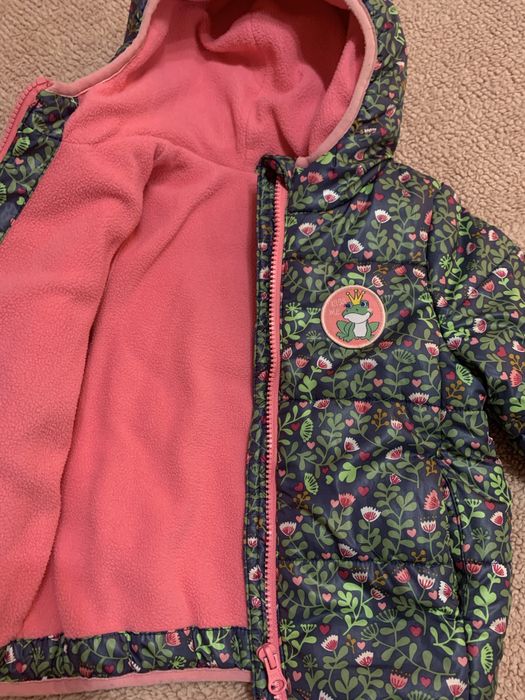 Бебешко яке с качулка Liegelind за момиченце