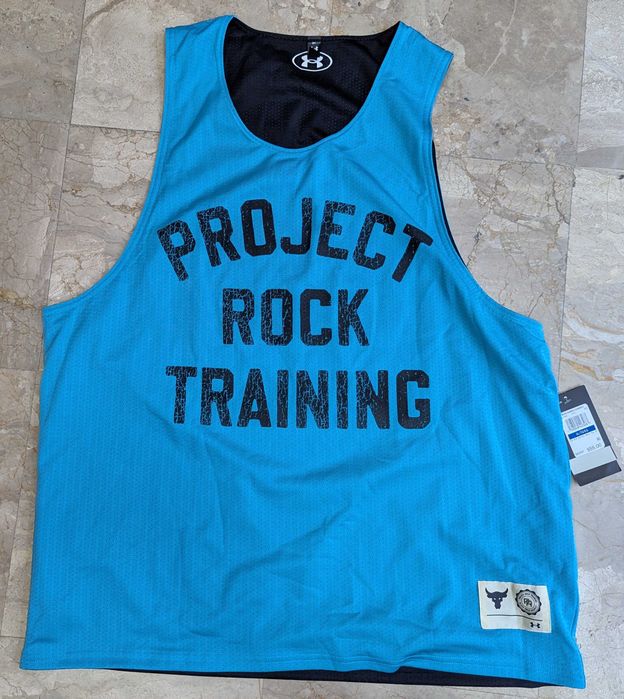 Under Armour Project Rock Reversible Mesh двулицев потник от Сащ
