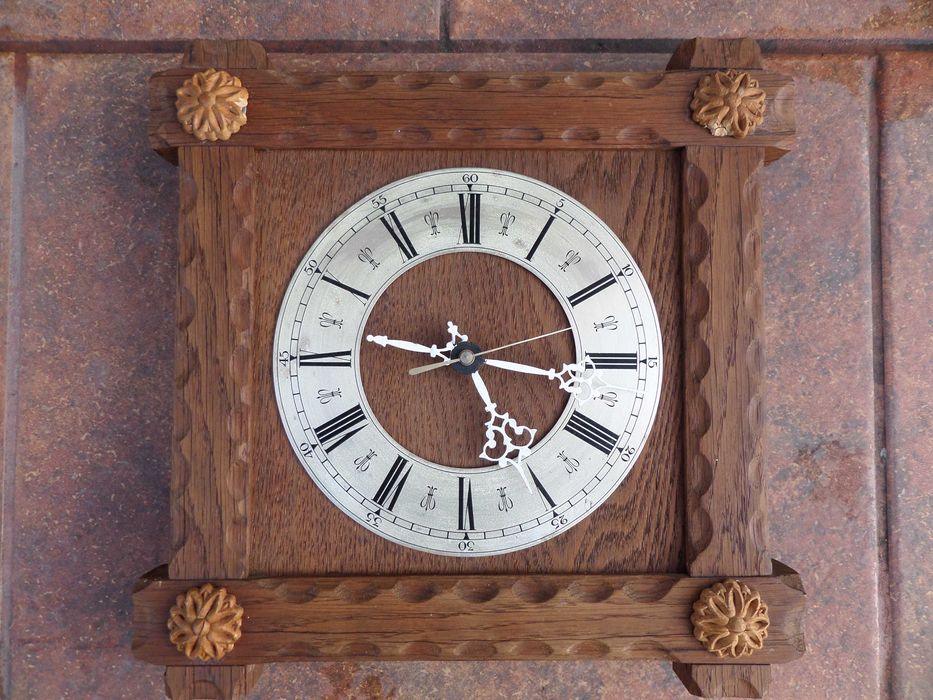 Ceas perete Junghans German original lemn vintage frumos deosebit