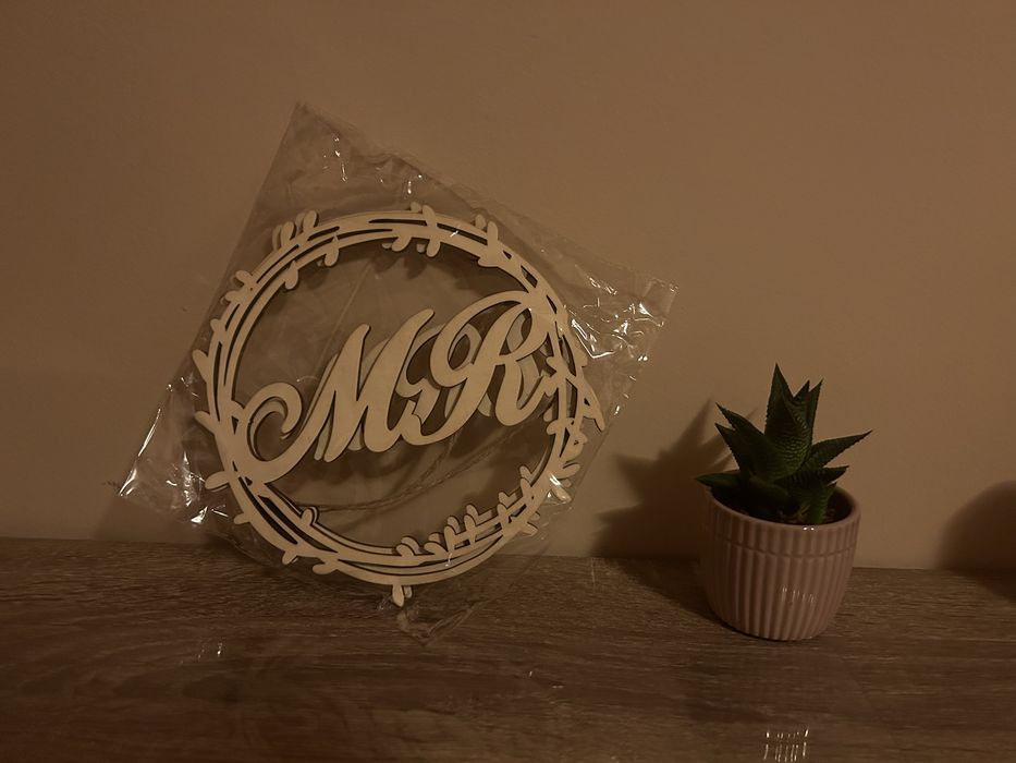 Дървени рингове Mr & Mrs