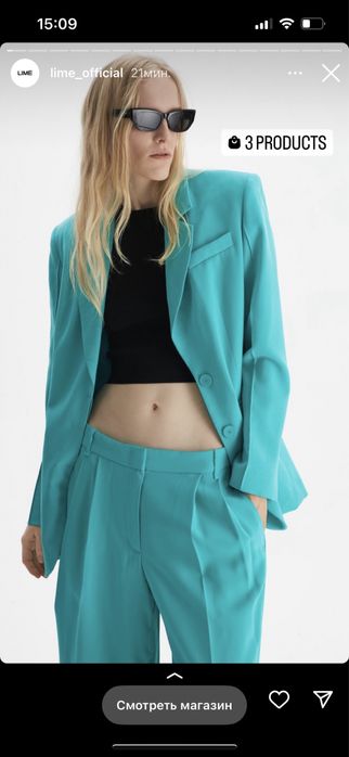 Продам пиджак новый Lime