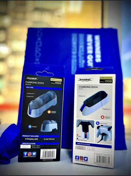 Зарядные станции от DOBE для ваших геймпадов.