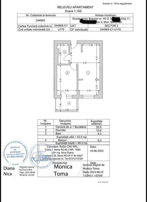 Apartament 2 camere, 50mp, centrala proprie, metrou, Hils Brauner