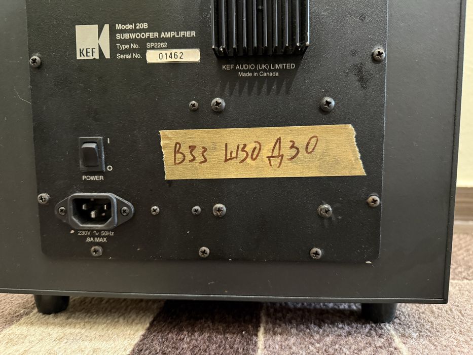 Kef 20B 10” Subwofer Активен