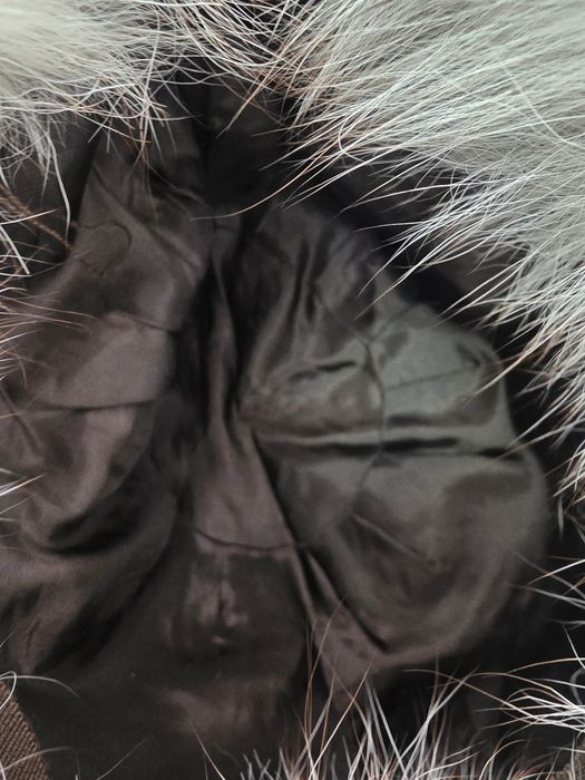 Caciula blana naturală