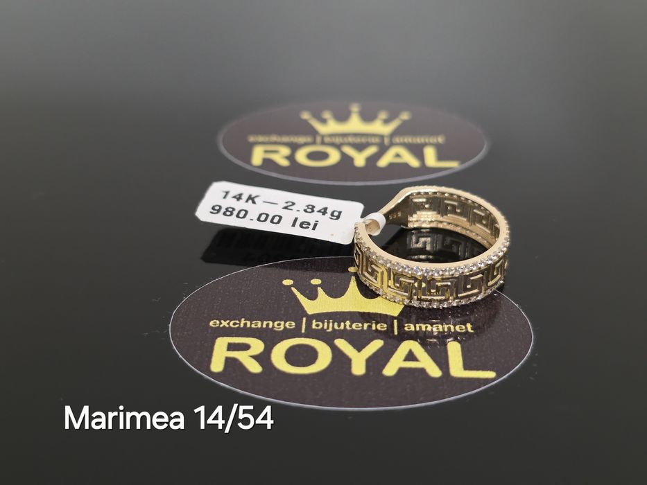 Bijuteria Royal: Inel aur 14k/2.34 gr