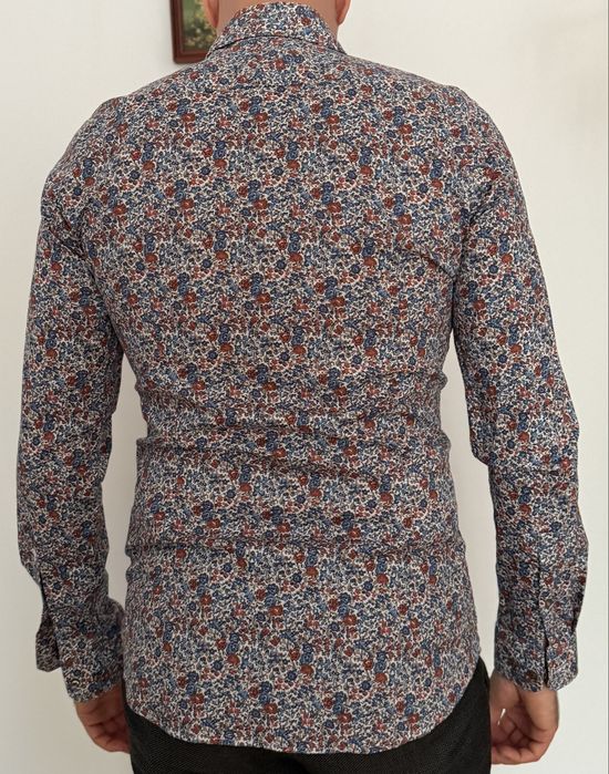 Cămașă JOOP! Slim Fit florală bărbați, mărimea 39 / 15½