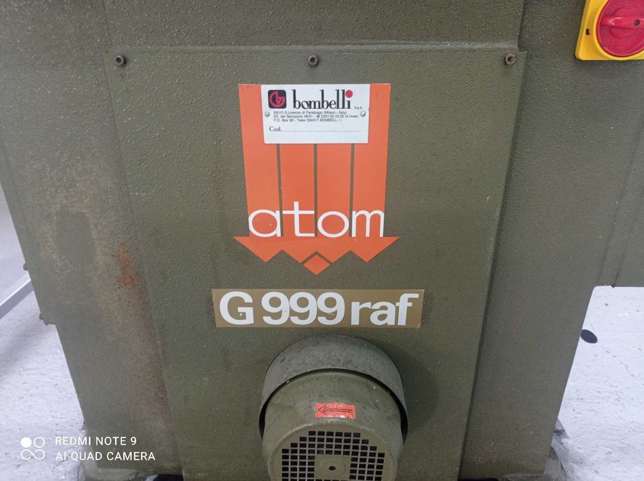 Автоматична щанц преса АТОМ G999 raf, за рязане на кожи, дунапрени др.