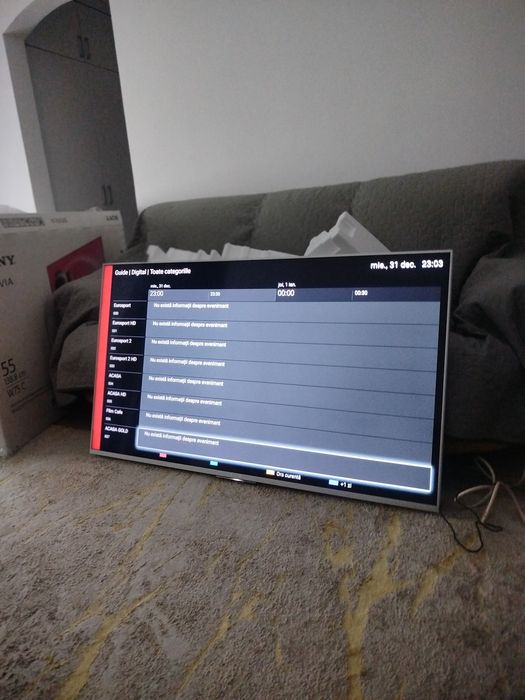 Tv Sony bravia 55w75c se vinde că defect