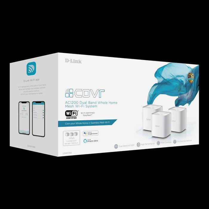 Vand Sistem Wireless Mesh D-LINK COVR-1103 AC1200, 3 Buc, NOU 399 Lei