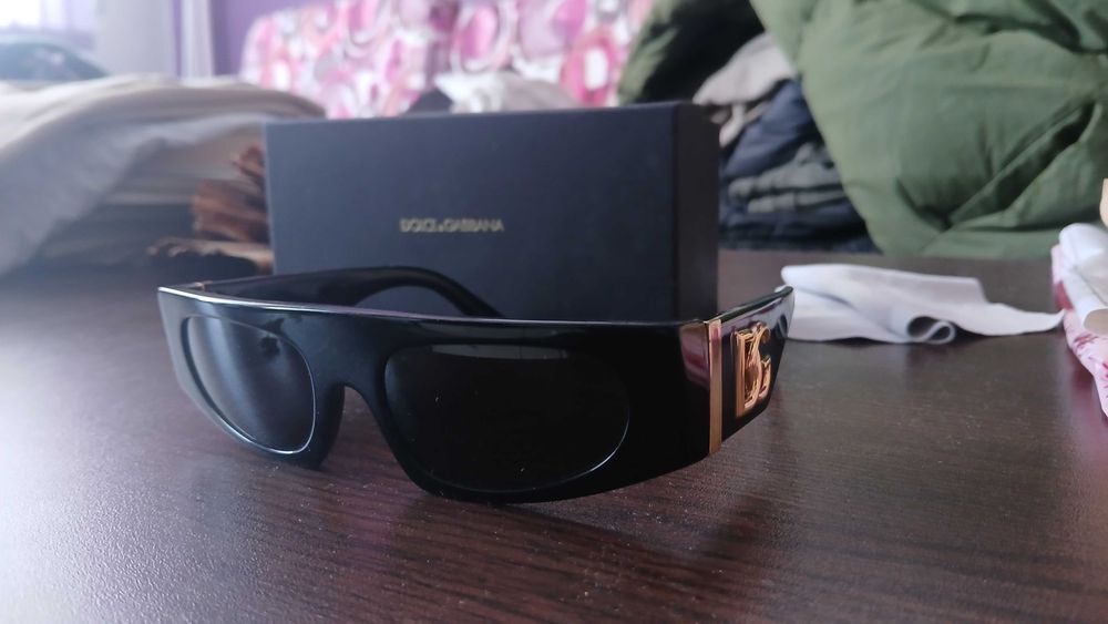 Слънчеви очила - DOLCE & GABBANA ,DG 4411 501/87 BLACК/GOLD *НАМАЛЕНИ*