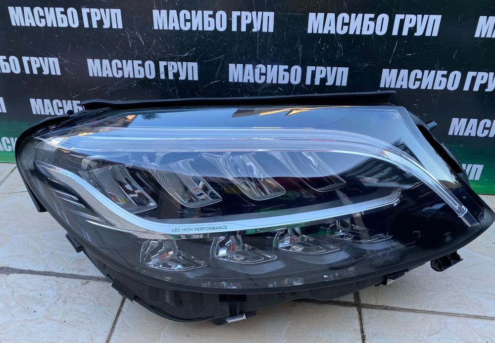 Фар far десен фарове Led за Мерцедес Ц205 Mercedes C-класа W205 фейс