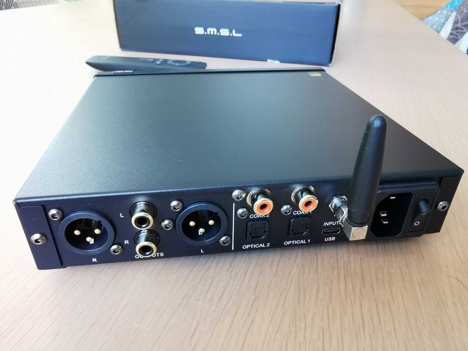 DAC și amplificator de căști SMSL RAW-MDA1 - Dual ES9039Q2M - Ca nou