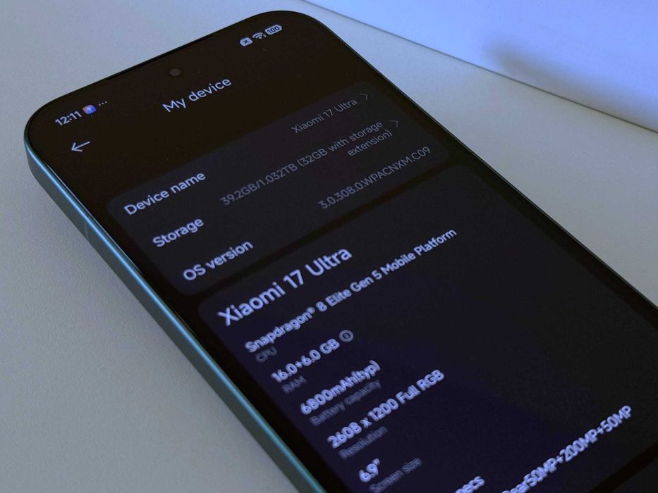 Бартер! Гаранция! НОВ! Xiaomi 17 Ultra 1TB/16GB Starlit Green (Зелен)