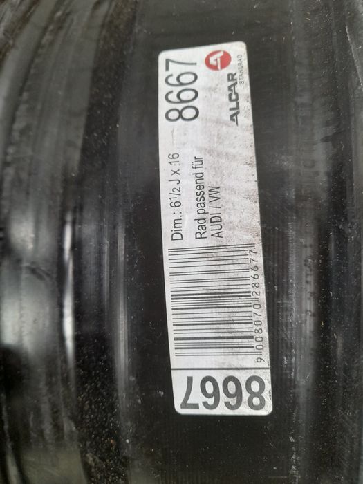 Set Roti Jante R16 ET 46 5×112 VW Passat Audi Skoda Octavia Sharan