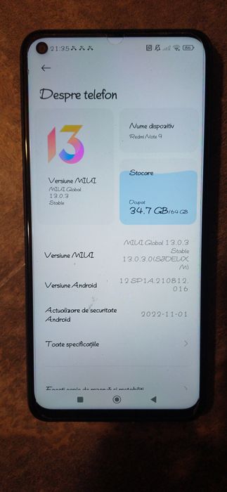 Xiomi Redmi not 9