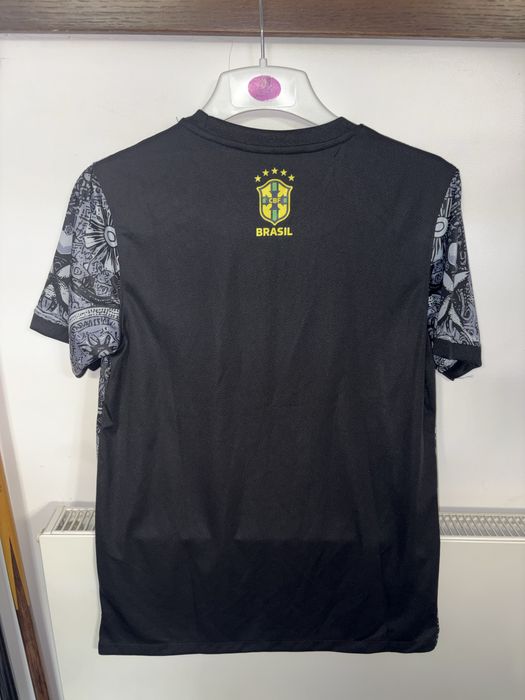 Tricou S Brasil Nou Gri Negru