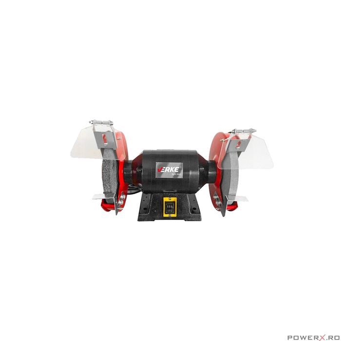 Polizor de banc cu 2 pietre, 200 mm, 350 W, Verke