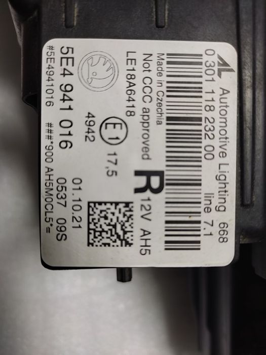 Far dreapta Skoda Octavia 4 full led