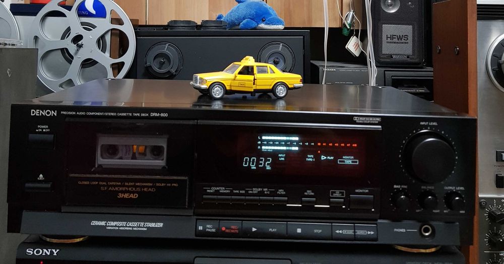 Casetofon Deck Stereo Vintage DENON DR M800 BLACK (3 CAPETE)Japan