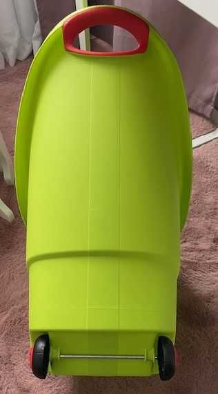 Кош за играчки с колелца Keter Kiddies Go, Зелен