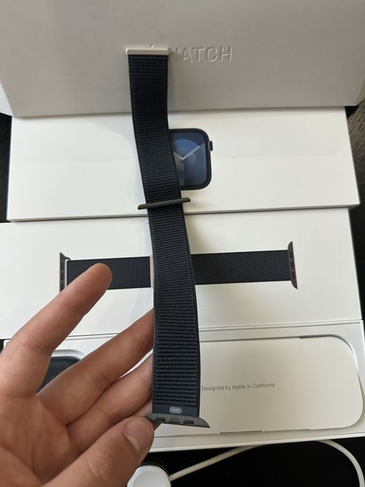 Apple Watch Series 9 45mm Cellular Midnight | Cutie +incărcator + multe brățări