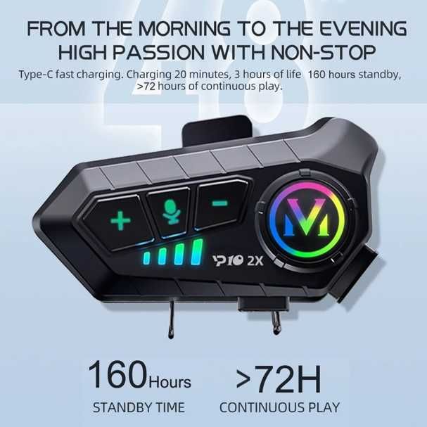 Intercom Bluetooth Handsfree Moto/Scuter/ATV