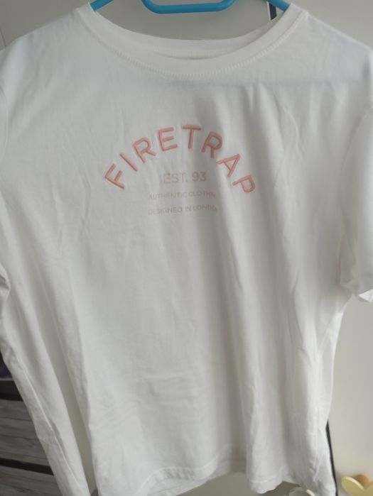 Tricou dama alb Firetrap mărimea 46