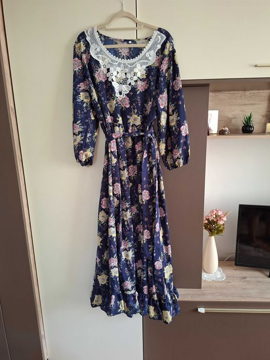 Rochie lunga matase