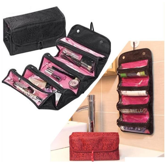Козметичен несесер 4в1 - органайзер за гримове, чанта за косметика