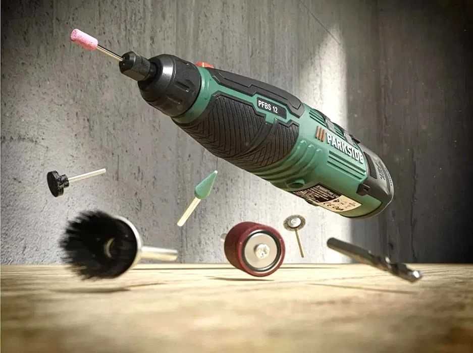 Freza multifunctionala pt gaurire de precizie, slefuire, CU ACUMULATOR