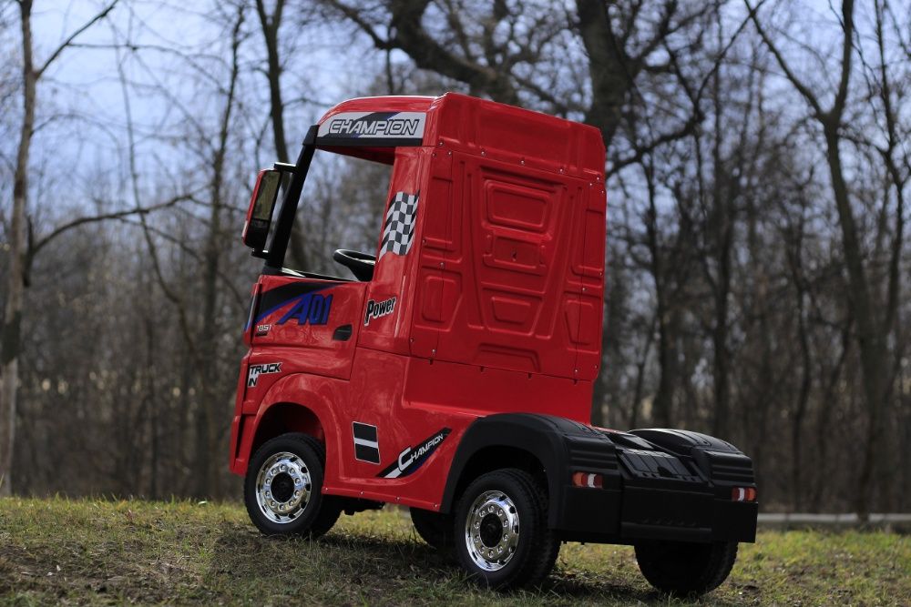 Camion electric Kinderauto Mercedes ACTROS 4x4 PREMIUM 4x45W #Rosu