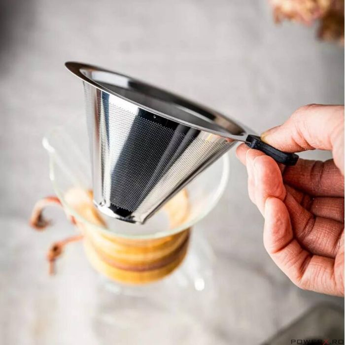 Recipient pentru cafea din sticla, 10 filtre, capacitate 400 ml,