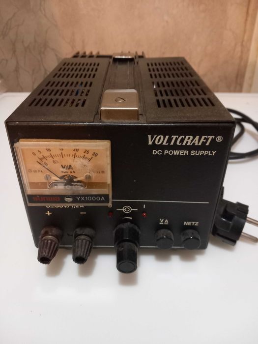 Лабораторно захранване Voltcraft 0-30V 1.2A
