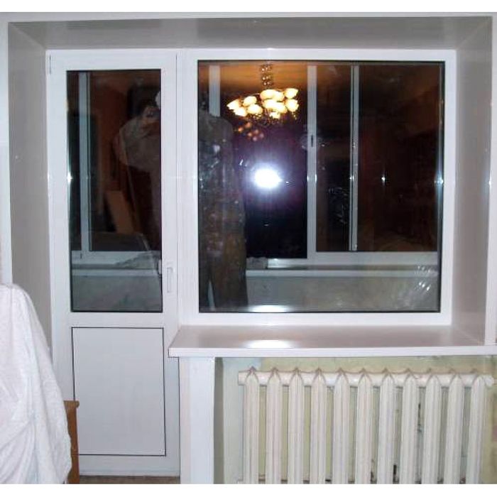 Изготовление окон, балконов, перегородок