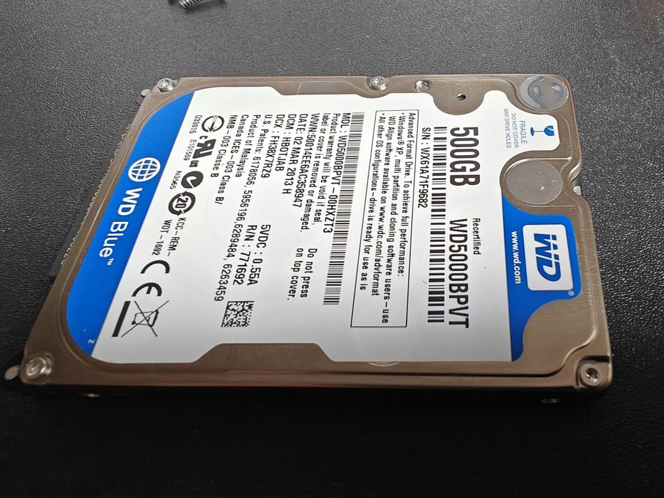 Hardisk laptop 500 GB WD Blue
