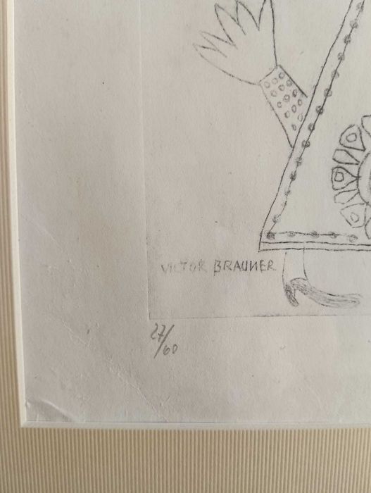 Gravura veche Victor Brauner - 3