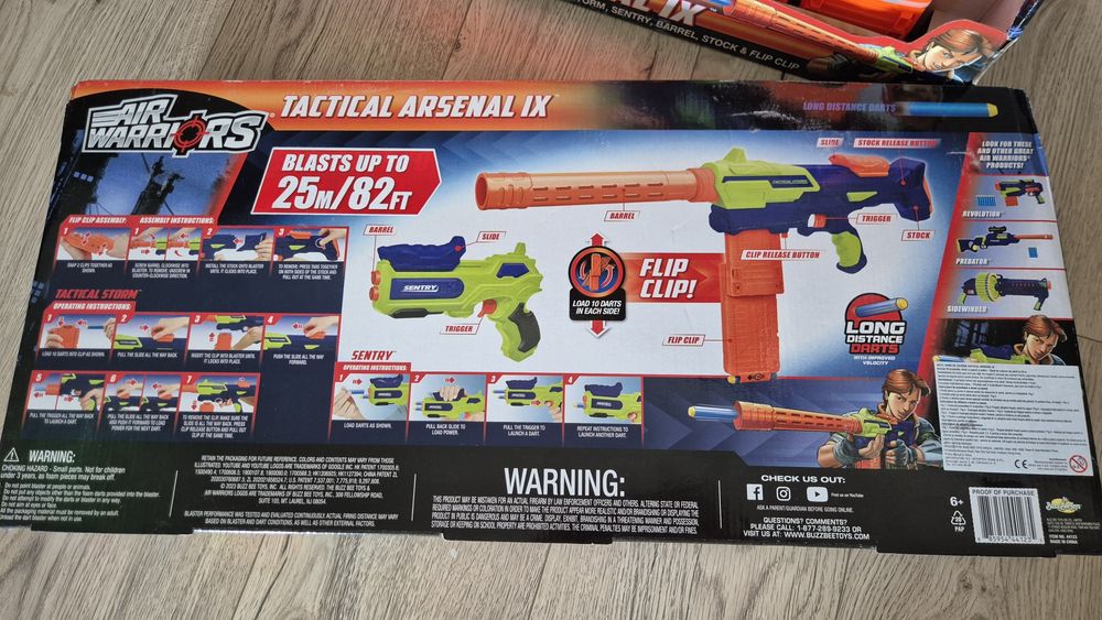 Pistol jucarie gloante burete nou