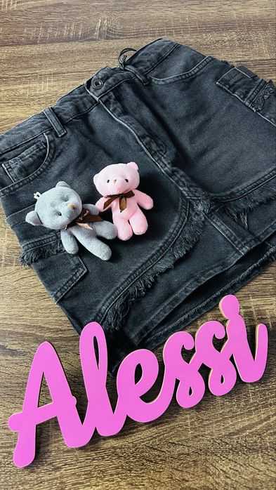 Fusta Scurta Chic Denim Piele